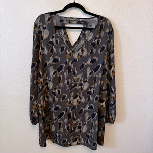 LEITH Long Sleeve Shift Dress